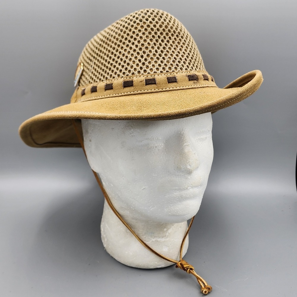 The Original ROGUE Men's Suede Leather/Mesh Breezy Hat Size Large South Africa